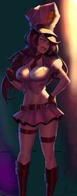 sweett666:  Caitlyn &amp; VI  Finally Caught Jinx League of Legend eu03 Artist   