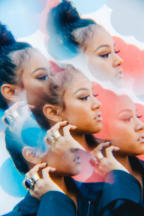 fashion: Karrueche Tran for Wilhelmina Models and Tumblr by Jonathan Schoonover