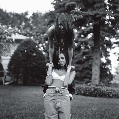 aaliyahphotos:  Aaliyah &amp; Kidada Jones photographed by Jason Keeling.