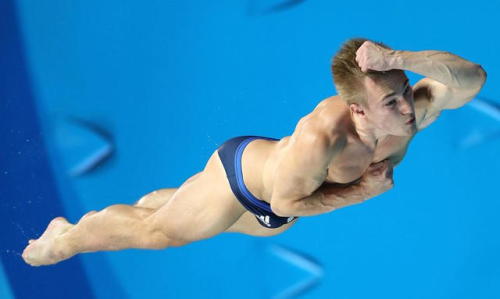 theheroicstarman:Jack Laugher bulge and butt.