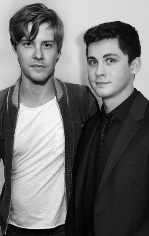 xavier samuel // Logan Lerman Manip (Requested)