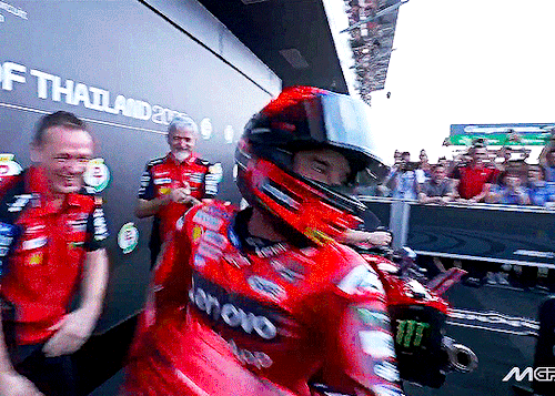 BURIRAM 2025 | Marc Marquez Lifting His Little Brother Alex Marquez In Parc Fermé After Their First