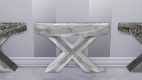 platinumluxesims: LUXURY MARBLE X TABLE Brand new &amp; Original mesh. Comes in 9 swatches 