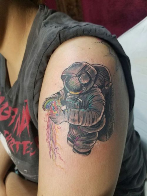 1337tattoos: My astronaut submitted by http://sexual-zombie-attack.tumblr.com 