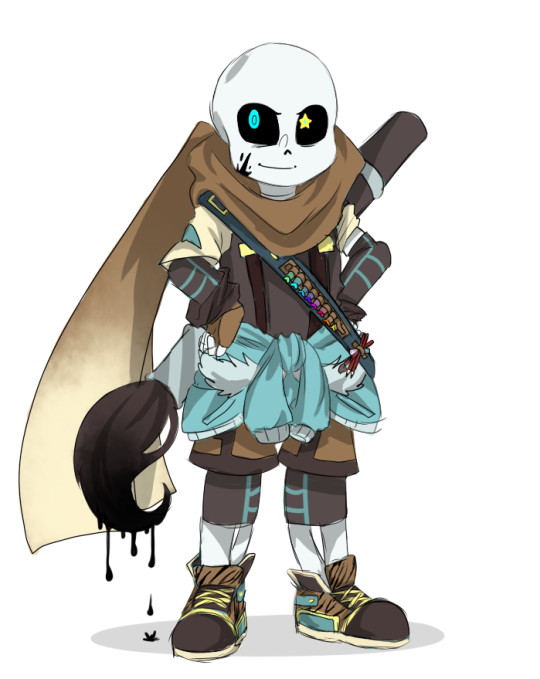 Ink!Sans by nyoUtau on DeviantArt