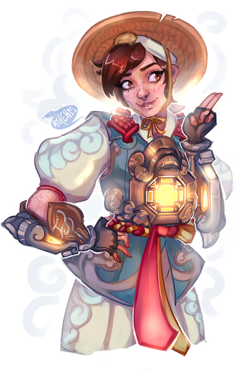 cityslickercos-moved:Happy Lunar New Year! My girl got such a beautiful new skin &lt;3 and they free