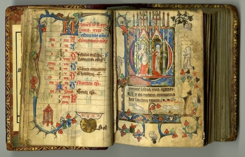 Book of Hours. Use of Sarum.  Flanders or Northern France (St. Omer?), ca. 1325–1330.&nbs