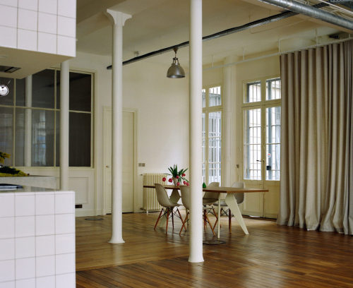 philoclea:Parisian loft renovated by Aurélie Berthet