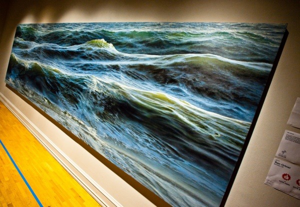 asylum-art:   Waves, Painting and Photo-realism Ran Ortner is an American artist,