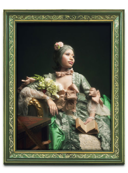 tradicionalart:Nicki Minaj featured in W magazine transformed by Francesco Vezzoli. Director of phot