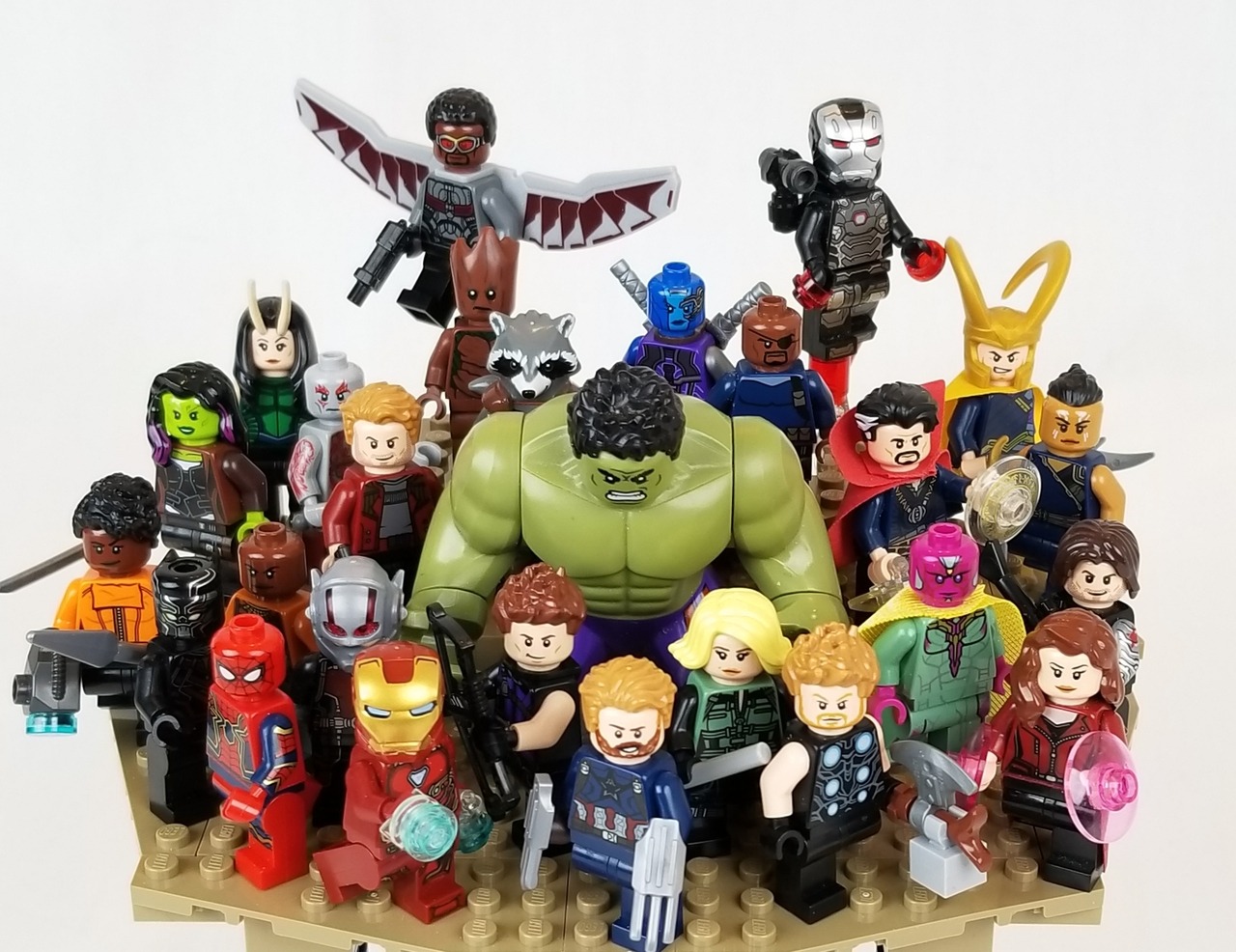 Vision Custom Minifigure MOC Lego Toy Avengers 3 Infinity War X828 