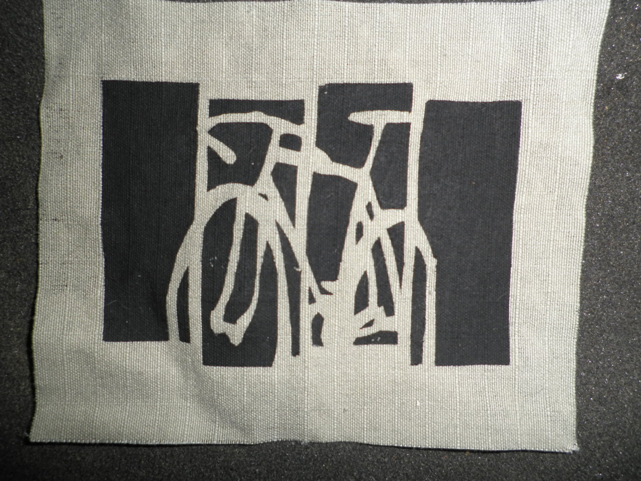 xgoliathx:  yesterday diy  Omg&hellip;i love the black flag/bike patch.  Lemme