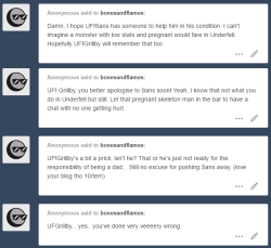 bonesandflames:  Part 3/?((He’s not as bad as you think he’s, he was just shocked with the news))Part 1Part 2