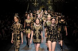 hauteccouture:  The Dolce &amp; Gabanna Army over the years 