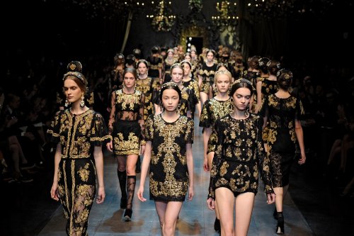 hauteccouture:  The Dolce & Gabanna Army over the years 