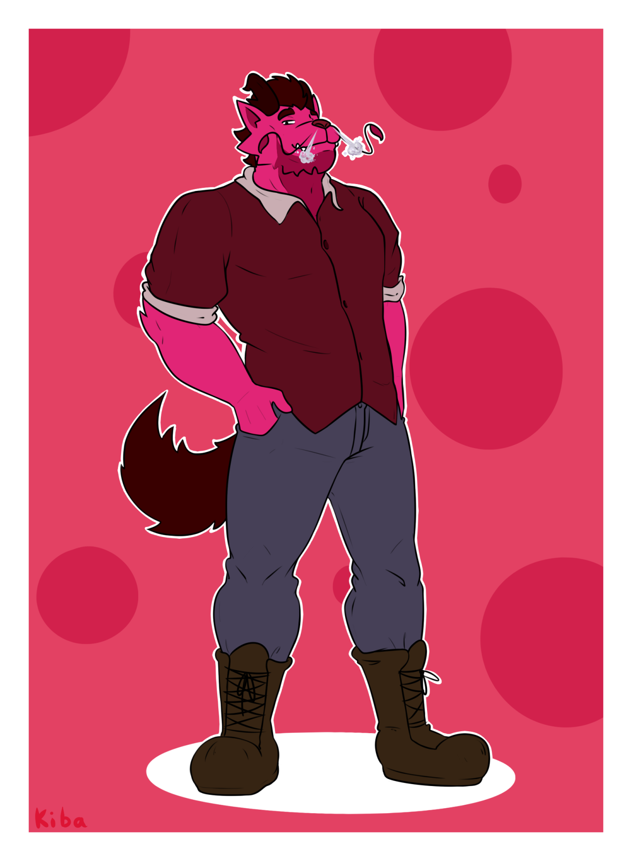 kiba24:  I made a thing with @thewildwolfy and @btaart fursonasbonus: