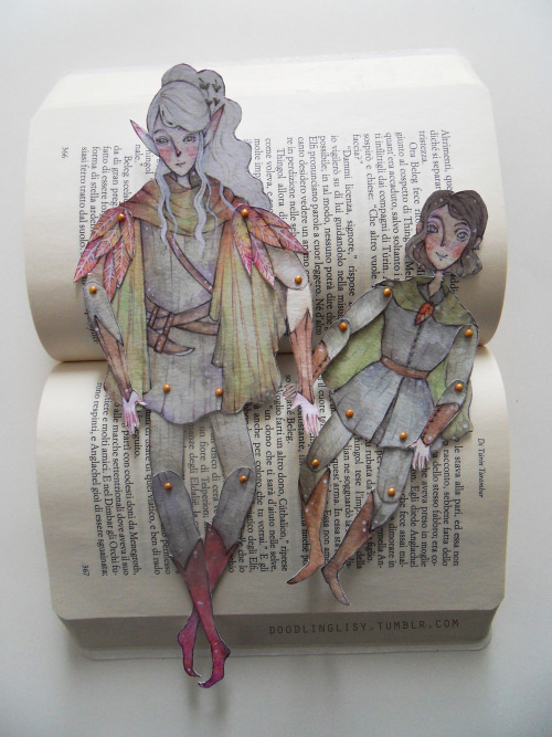 doodlinglisy:Beleg and Turin paper dolls! You can find the printable file in my etsy shop Lisy Corne
