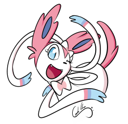 pixotonic:An old sylveon drawing that I found