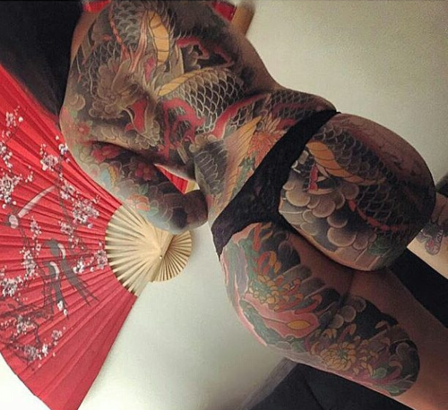 irezumitattoo: Model @miss.irezumi