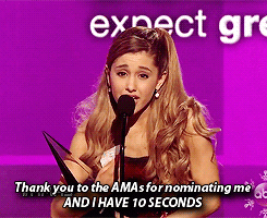  Ariana Grande Wins New Artist of the Year at The AMAs 2013 