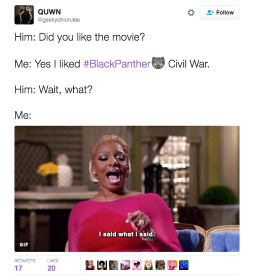 buzzfeedgeeky: honestly, the tweets are just as good as the movie