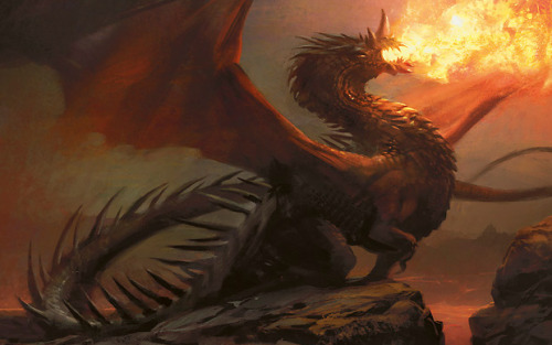 dailydragons: Flameblast Dragon by Jaime Jones (website)