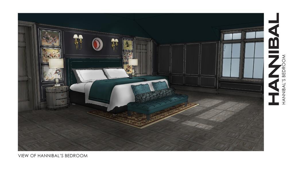 ixilecter:  Hannibal’s bedroom