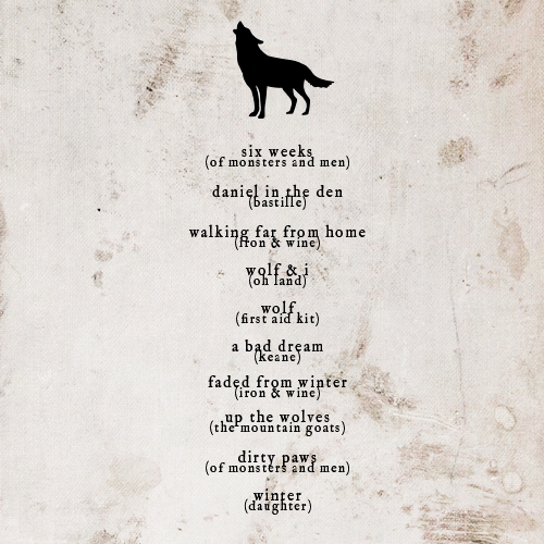 jaimegoldhand:  WINTER CAME ; songs for the northern wolves, a house stark fanmix.