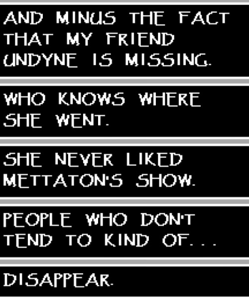 Neutral Endings And Papyrus... It's So Strange How They Make Him React To All The Tragedy That Happens.
