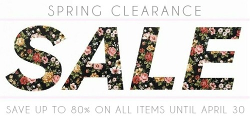 Spring Clearance Sale on until April 30! ♡Save up to 80% on Hijabs, Undercaps, Pins, Perfume &amp; M