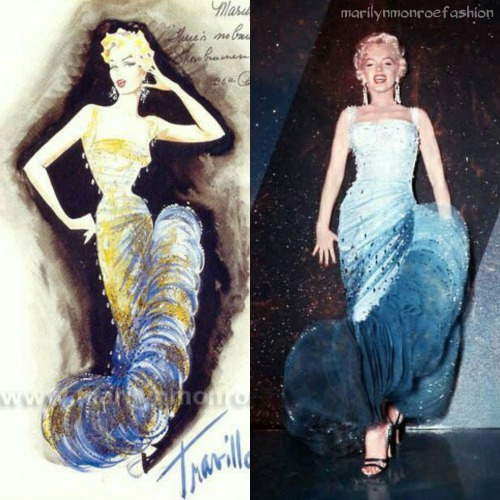 Totally stunning dress Marilyn had in &ldquo;There&rsquo;s no business like show business&am