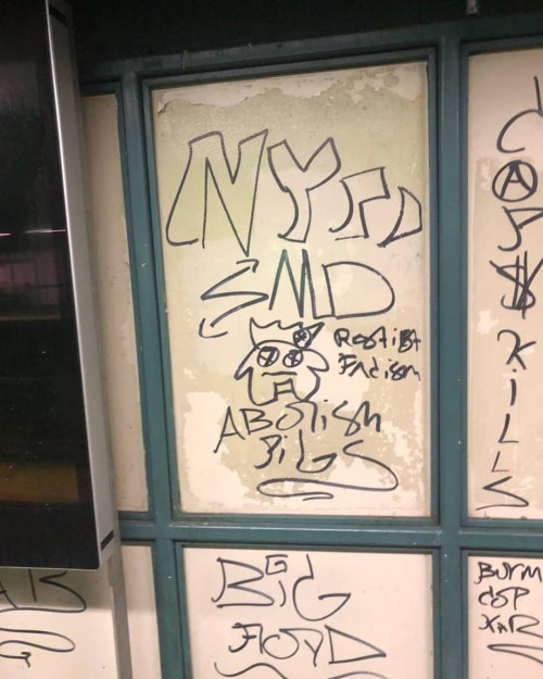 Anti-cop graffiti in NYC