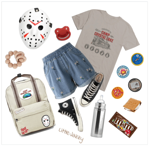 littlejazzy: Here’s a little outfit perfect for exploring the woods around Camp Crystal Lake! Maybe 