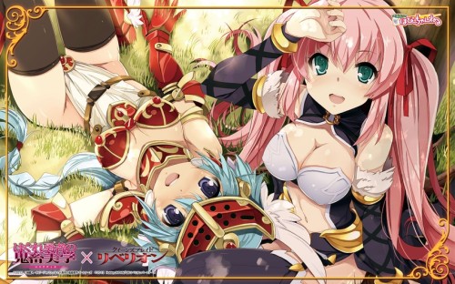 mirim and ousawa miu (hagure yuusha no estetica, queen’s blade, and queen’s blade rebellion) drawn by tsurugi hagane - Danbooru