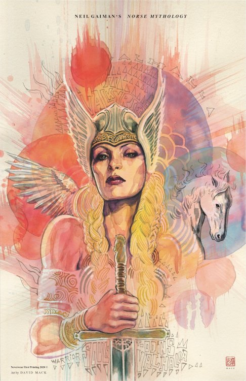 Beautiful brand new print from David Mack up over at www.neverwear.netDavid painted a cover for Neil