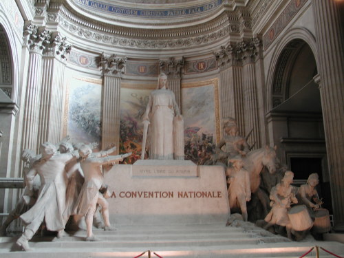 carolinerevolutionnaire:Pantheon altar, The National Convention (La convention nationale) 
