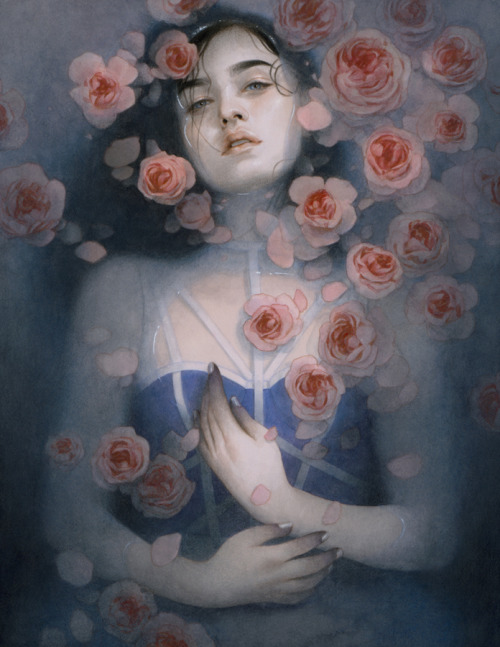 Beautiful portraits from Tran Nguyen, a Vietnam-born American artist who has worked with Playboy, To