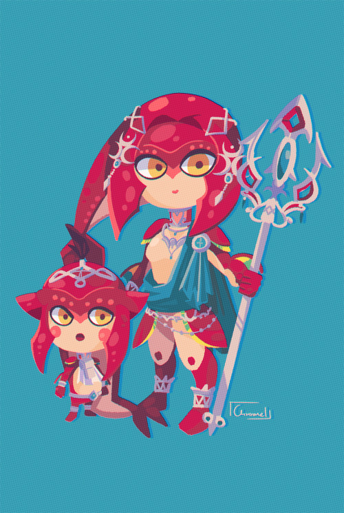 My doodle for the Mipha Zine! (@MiphaZine)