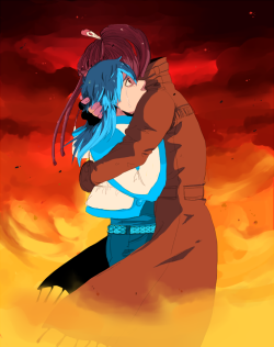 monsieurpaprika:  &ldquo;Here’s the part where you save me, here is the scene where you save the day. Why can’t the ending be happy? Why must it always resolve this way?&rdquo; i think a lot of people forget how sad yet beautiful mink’s bad end