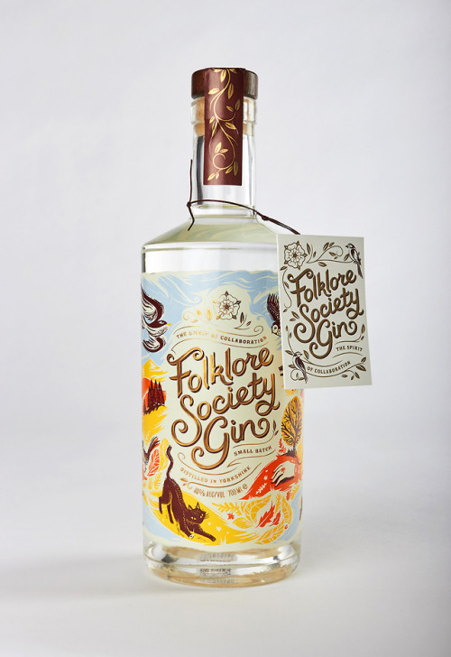 nae-design:Pretty gin packaging by Analogue Creative