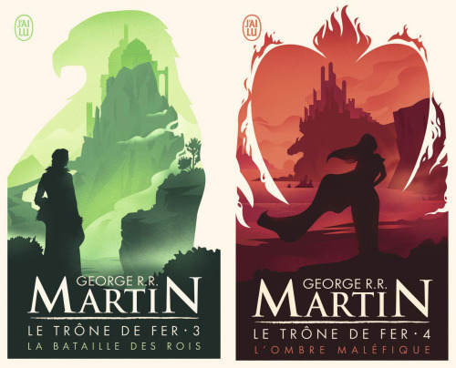 evamarlo: The Beautiful French Paperback Covers for the A Song of Ice and Fire Novels Le T