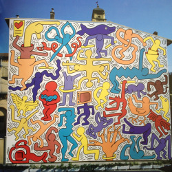 primary-yellow:KEITH HARINGMURAL PROJECT,
