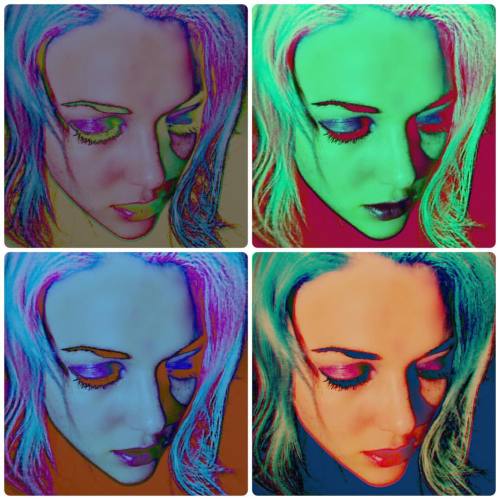 Multiplicity #selfportrait #popart #diptych #prismatic #invertedspectrum