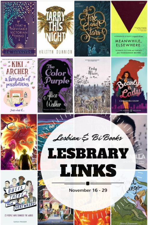 fuckyeahlesbianliterature:  Lesbrary Link Round Up: November 2 - 15 [image description: the covers o