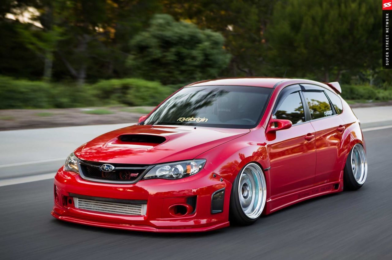 upyourexhaust:  Big-turbo ‘09 Subaru STI Hatchback from Royal OriginPhotos via