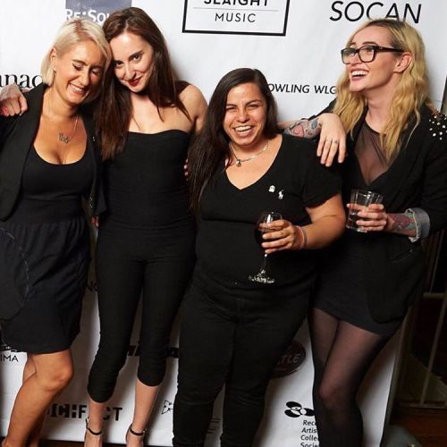 <p>Hanging with some of my fav ladies after a job well done on the  @canadian_blast CIMA Gala. Love you ladies! Gonna miss you while I’m gone. @thenadiae @mookalina @ihatealexpayne  (at Berkely St Church)</p>