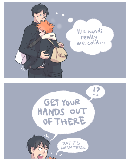 ubrot:aweekofkagehina: day 6 - wanderwandering hands