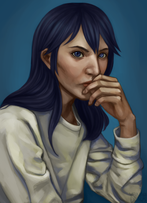 Did a lil photostudy that i decided to turn into Lucina, and slapped some colours on