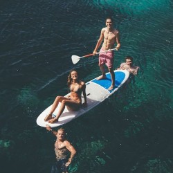 jacksgap:  Paddle boarding with three of