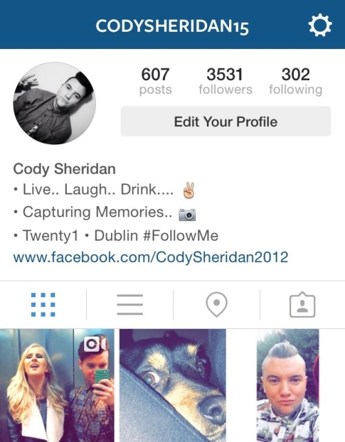 Add My Insta CodySheridan15 